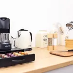 Design - Kitchen, Nespresso & Parking - Messe Dus דירה דיסבורג